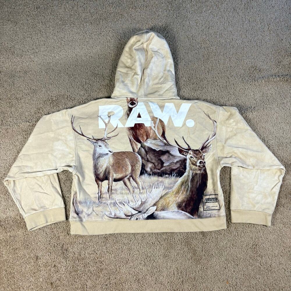 G-Star Raw x Jaden Smith Forces of Nature Hoodie Women’s Sz XS Preowned